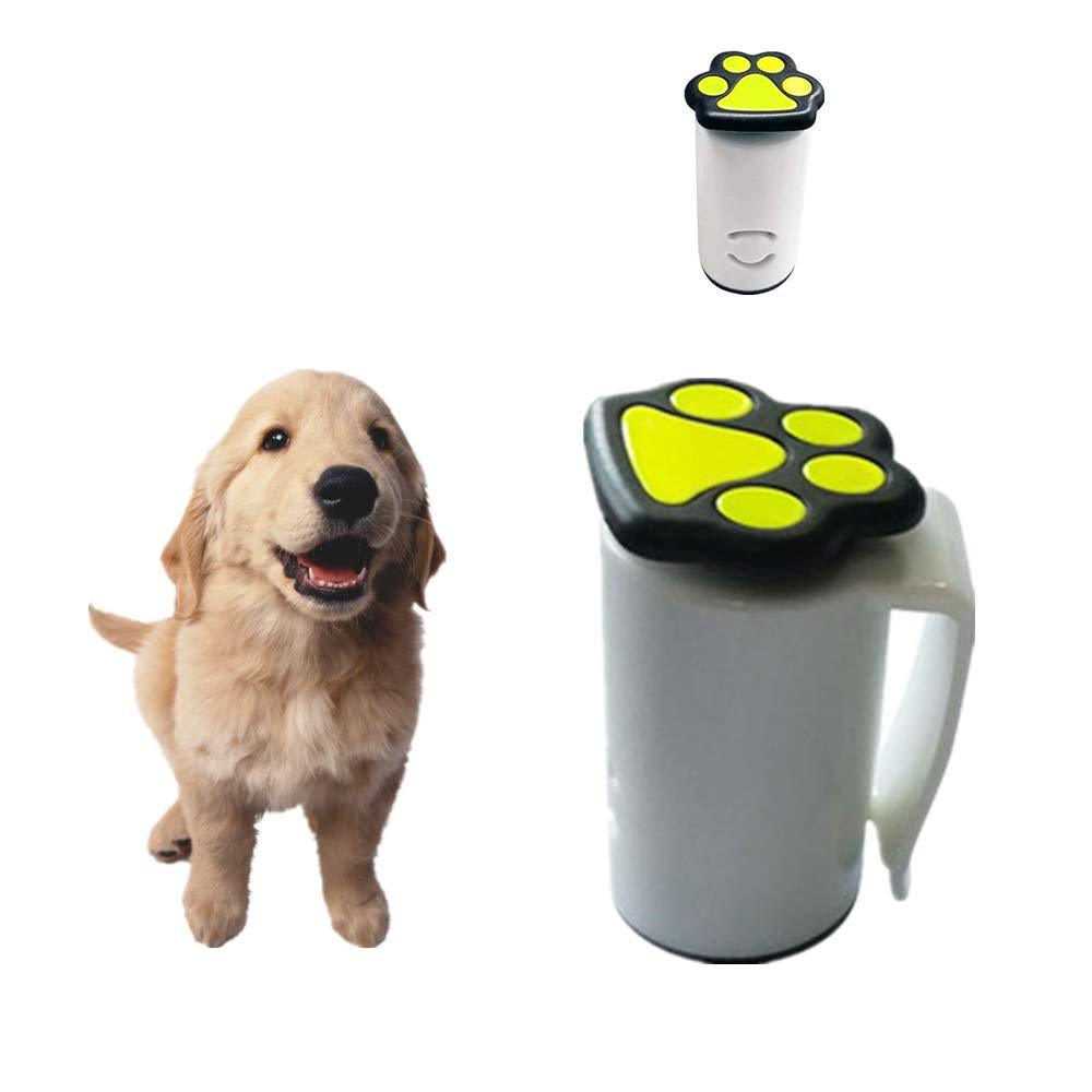 N\A Dog Training Clicker (1 pack), Large Button Dog Paw Type Pet Trainer With Reflective Stickers, Can be Used for Behavior Training and Recall of Pets - PawsPlanet Australia