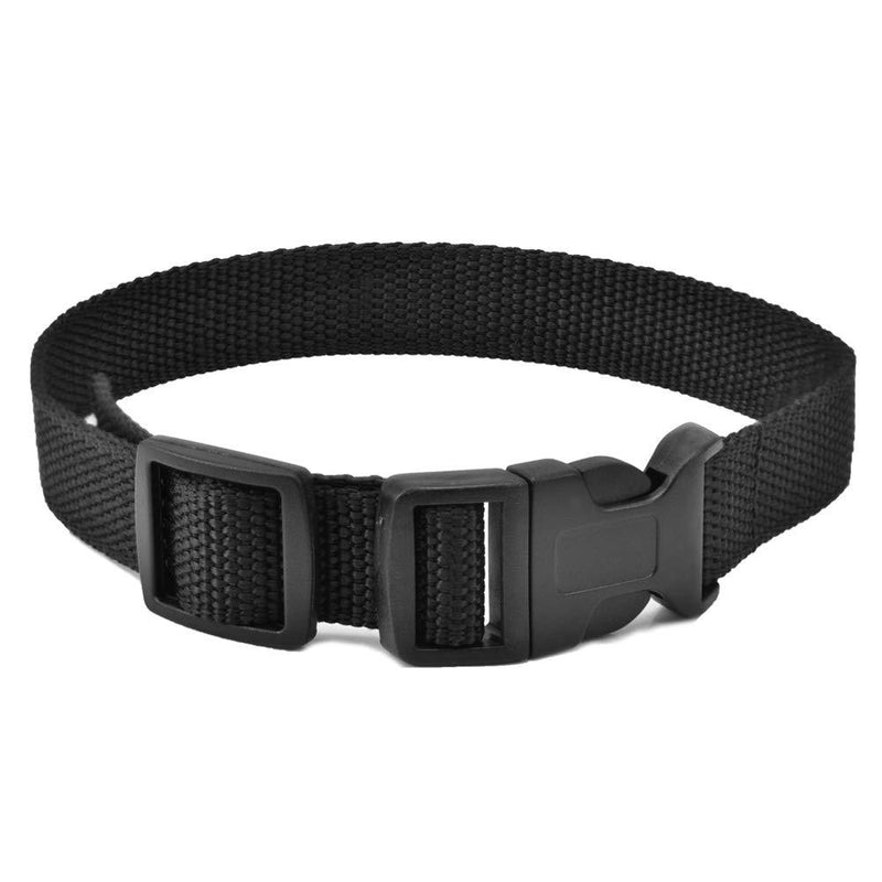 Dog Collar Strap, Bark Collar Belt for Most of theTraining Shock Collar Receivers Adjustable Durable Nylon Strap Replace for Barking Collar Fence-Pet Collar Strap (Black) Black - PawsPlanet Australia