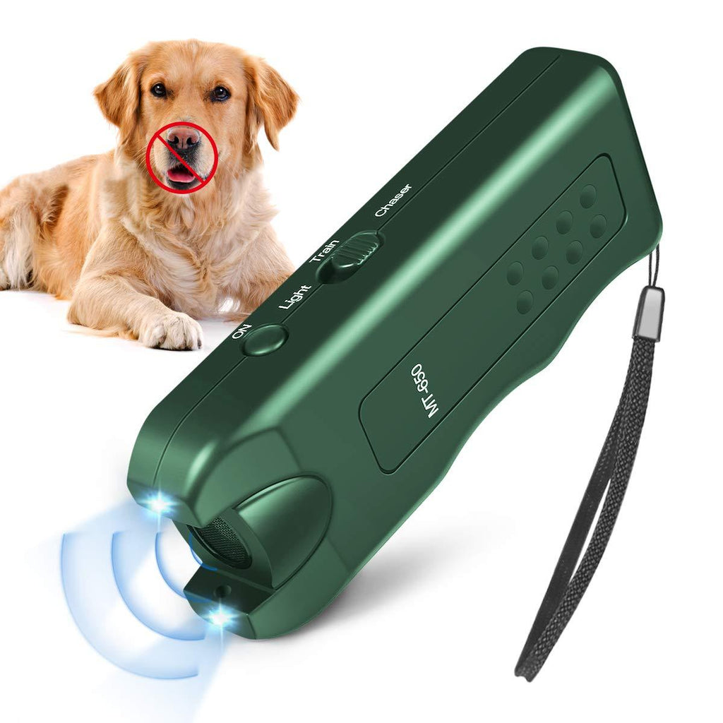 Bark Control Device, 2-in-1 Dog Training Tool, Dog Ultrasonic Barking Deterrent Control Device, Dog Barking & Training Control Range of 16.4 Ft - PawsPlanet Australia