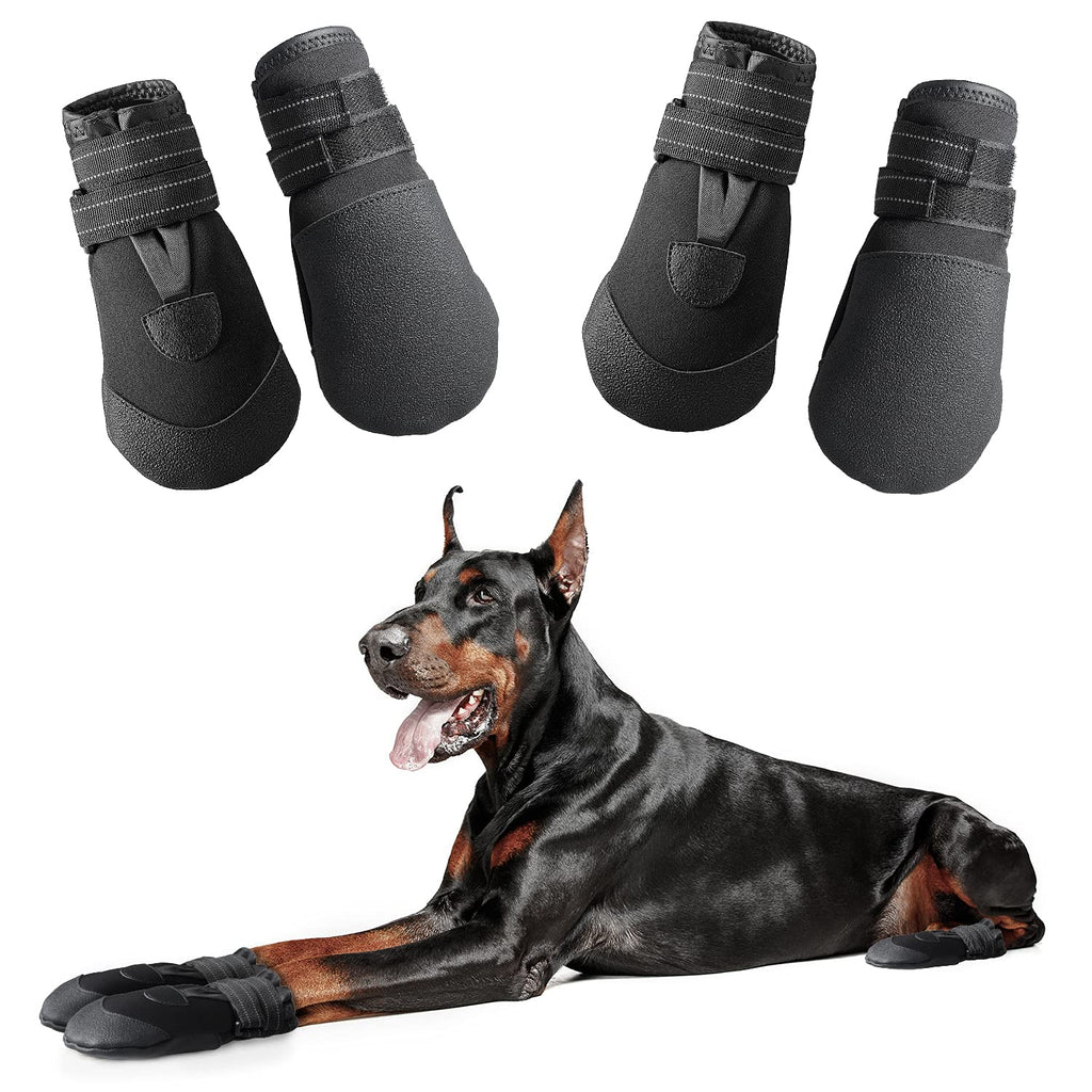 Love Double Pets Dog Boots Light Duty Water Resistant Dog Shoe, Reflective Straps, Anti-Slip Sole Breathable Outdoor Dog Walking Boots for Small,Medium and Large Dogs Size 3: 1.9"(W) for 23-35 lbs - PawsPlanet Australia