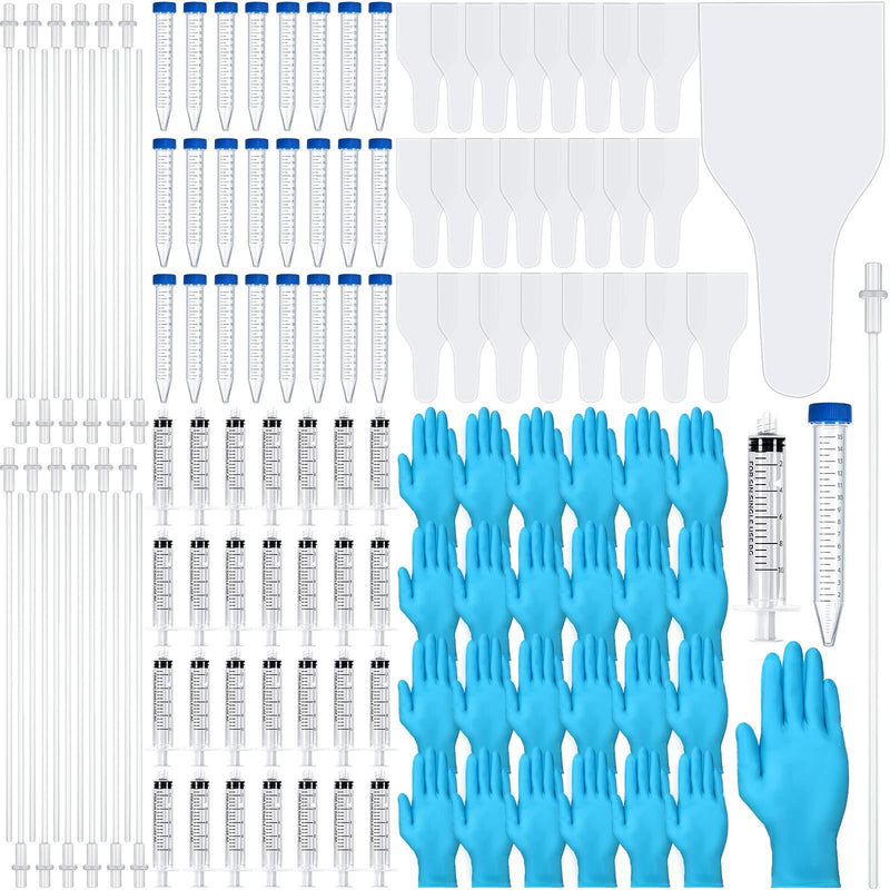 Weewooday 125 Pieces AI Artificial Insemination Dog Breeding Kit Disposable Canine Artificial Insemination Cones Dog Semen Collection Bag for Dog Pet Canine Breeder - PawsPlanet Australia