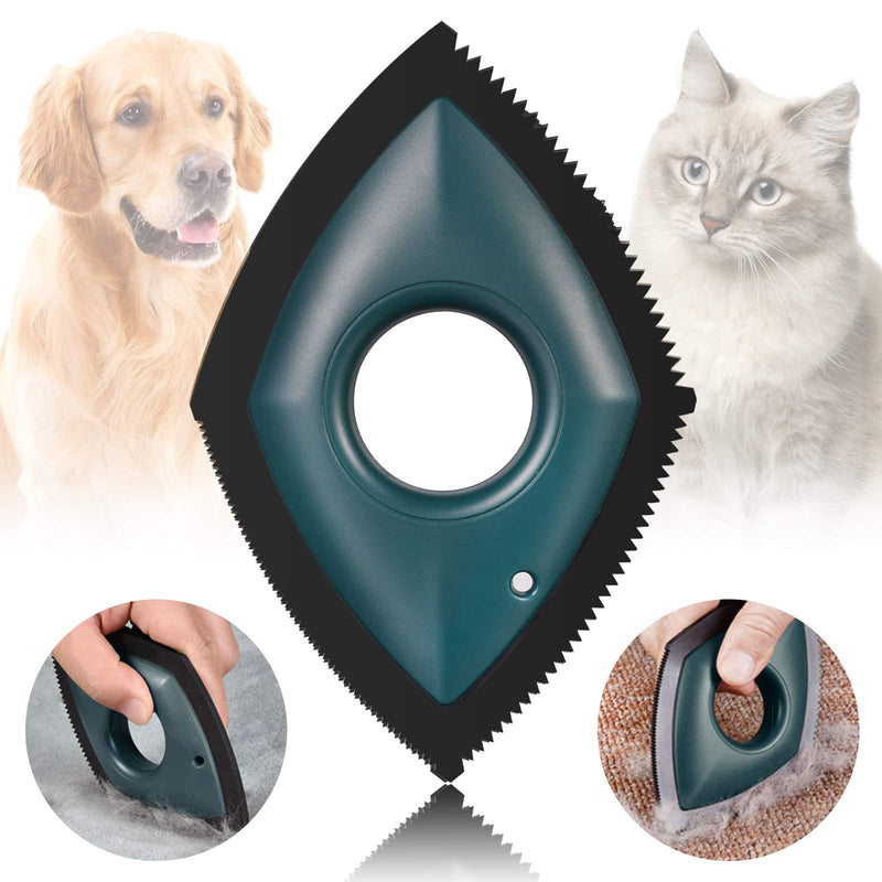 Saqico Mini Pet Hair Remover,Dog Hair Remover Cat Hair Remover Pet Hair Brush Dog Brush Carpet Hair Brush for Cleaning Pet Hair from Sofa Cushions, pet beds, car Seats, Carpets, etc Green - PawsPlanet Australia