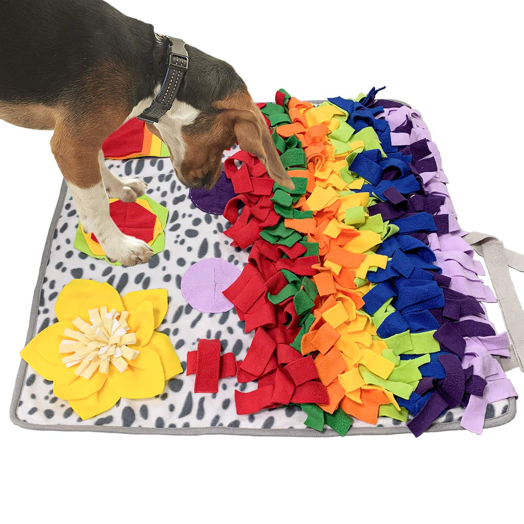 SCHITEC Snuffle Mat for Dogs, Nosework Feeding Blanket Sniffing Pad for Interactive Games, Foraging Puzzle Enrichment Toys for Large Small Medium Pets - PawsPlanet Australia
