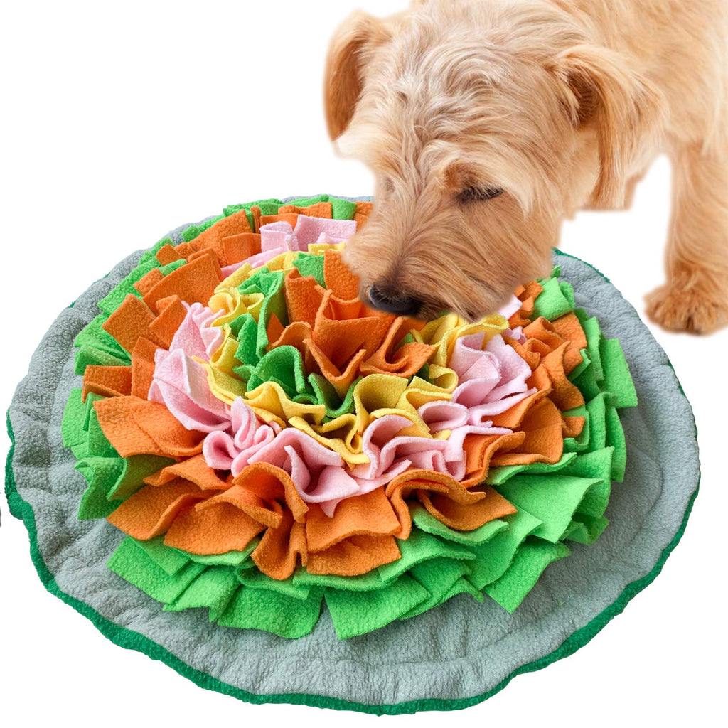 SCHITEC Snuffle Mat for Dogs, Interactive Foraging Puzzle Blanket, Nosework Feeding Bowl Sniffing Pad for Cats Puppies Small Medium Pets - PawsPlanet Australia