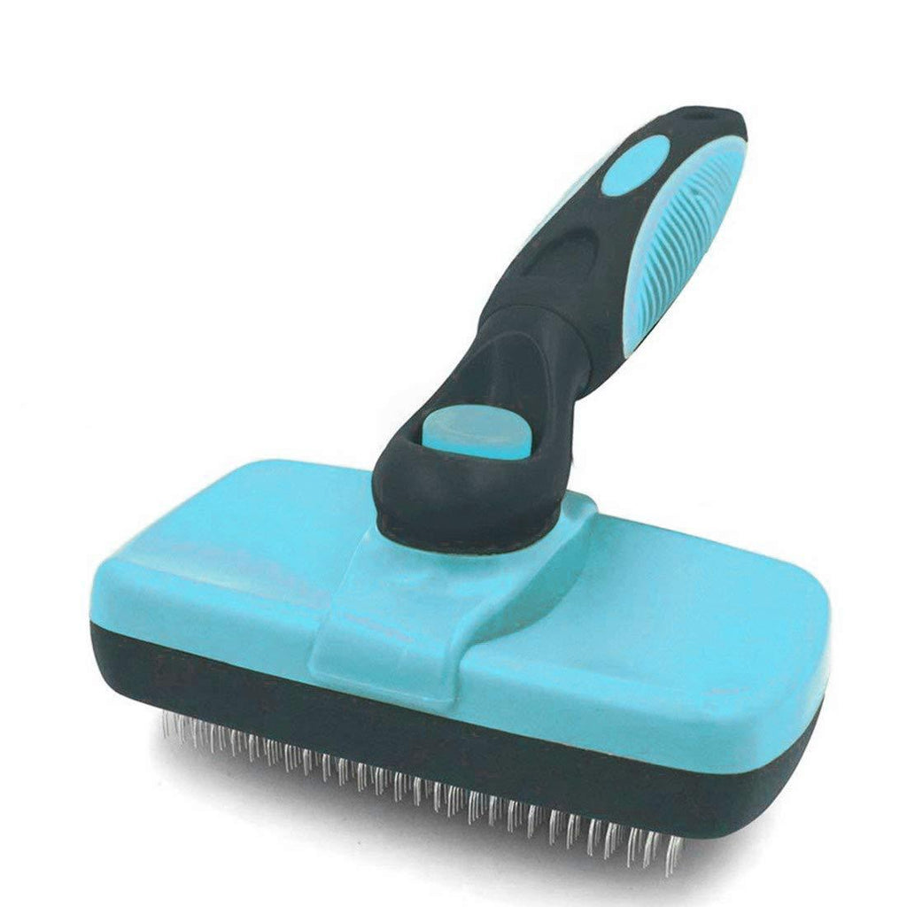 Self-Cleaning Slicker Brush, Dog Brush/Cat brush, Retractable Pet Grooming Brush, for Small, Medium&Large Dog&Cat with medium, Long Hair,for Shedding and Grooming, Deshedding Tool for Pet ,Gently Removes Long and Loose Undercoat, Mats and Tangled Hair ... - PawsPlanet Australia