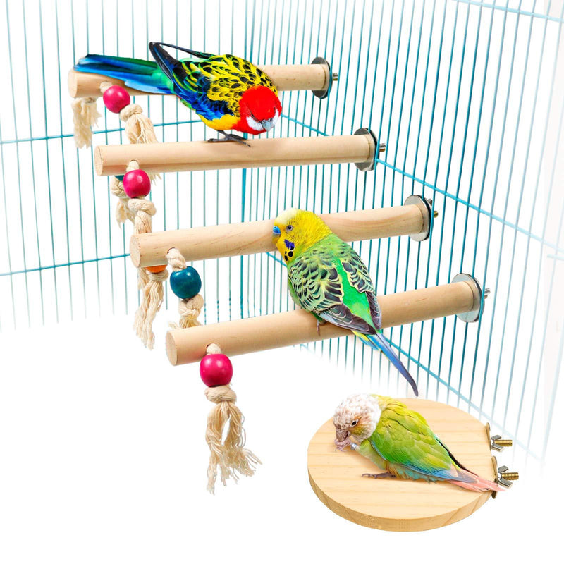 Bird Perch Stands Natural Grapevine Bird Cage Perch for Parrot Cage Accessories Style-2 - PawsPlanet Australia