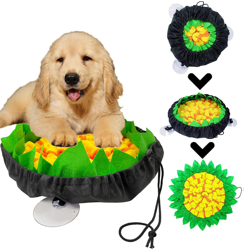 EXZ Snuffle Mat for Dogs, Dog Feeding Mat,Dog Puzzle Toys,Encourages Natural Foraging Skills Pet Slow Feed Durable Treat Dispenser for Dogs and cat - PawsPlanet Australia