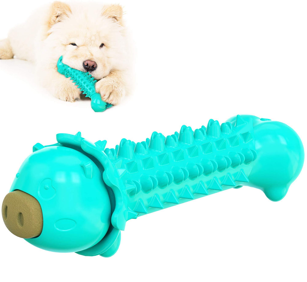 Durable Dog Toys,Tough Dog Puppy Chew Toys for Teething and Cleaning Dog Molar Stick Chewer Toothbrush Toys Food Dispensing Chewing Rubber Toys for Large Medium Small Pet Dogs - PawsPlanet Australia