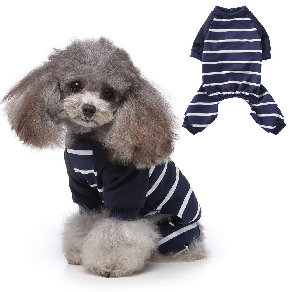 EMUST Dog Onesie, 4 Legged Dog Pajamas Small, Fashionable Puppy Clothes for Small Medium Dogs, XS - PawsPlanet Australia