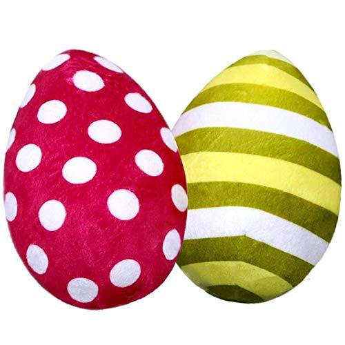 PUHOHUN Eggs Dog Toy Squeaky Dog Toys Interactive Squeaky Hide and Seek Plush Toys for Dogs Cute Puppy Durable Stuffing Toy for Aggressive Chewers (Pack of 2) - PawsPlanet Australia