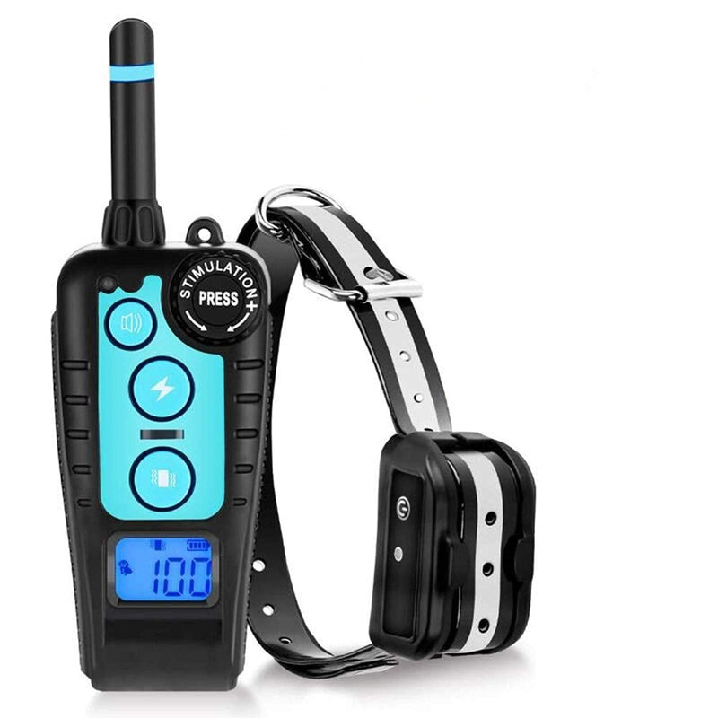 TEMEISI Dog Training Collar, NO Hurt IPX7 Waterproof and Rechargeable Training Collar with Beep, Vibration, Shock Electronic Collar Modes, 1801ft Remote Dog Shock Collar, for Small Medium Large Dog One size Black-A - PawsPlanet Australia