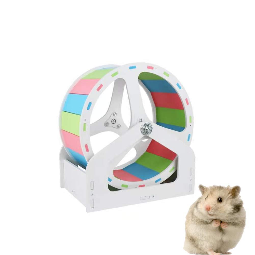 Silent Hamster Wheel with Stand Base - 8.26 inch Quite Running Exercise Wheels Spinner for Hamsters Gerbils Mice and Other Small Pets Animals - PawsPlanet Australia