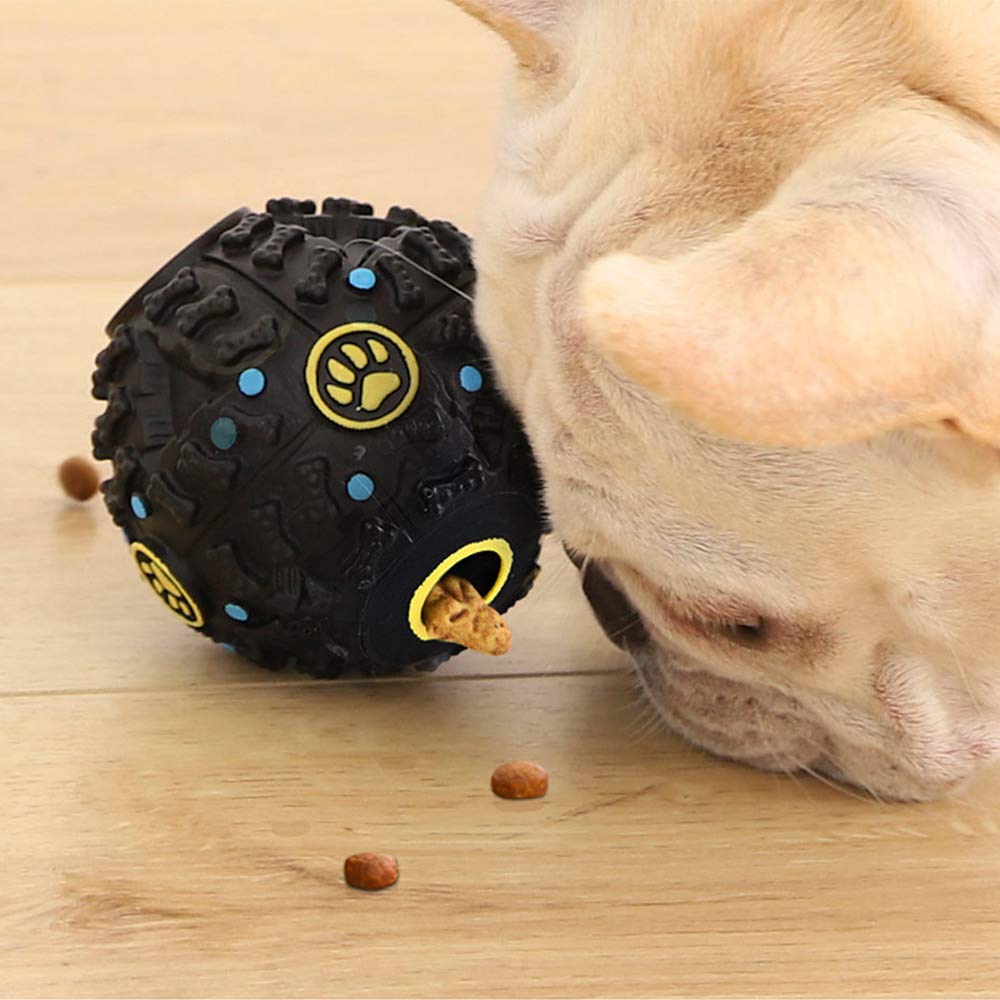 Olmecs 2-Pack Dog Ball Toys Interactive Dog Toys Snack Ball Leaking Ball for Pet Tooth Cleaning/Chewing/Playing,IQ Treat Ball 2.75Inch/7cm - PawsPlanet Australia