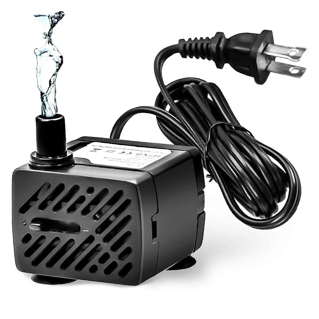 Mini Submersible Pump 50 GPH 3W Water Pump For Aquariums Fish Tank, Indoor&Outdoor Fountain Wave Maker Pump For Pool, Pond, Statuary, Hydroponics - PawsPlanet Australia