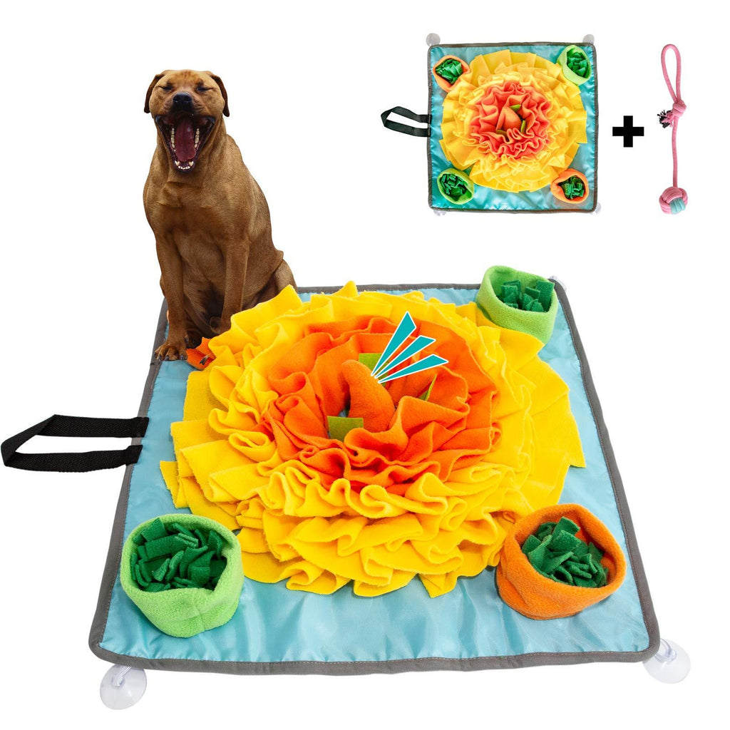 Rainyk Pet Snuffle Mat for Dogs Small Large, Durable & Easy to Fill, Interactive Feeding Games, Encourages Natural Foraging Skills for Dogs - PawsPlanet Australia