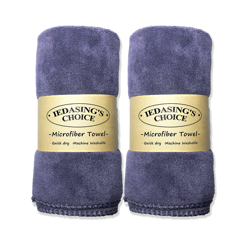 IEDASING'S CHOICE Microfiber Towels 2 Pack, Super Absorbent, Quick Drying, Machine Washable, Suitable for Dog Puppy Pet Bathing, Beach and Multi-Use, 31inch, Sealed Package - PawsPlanet Australia