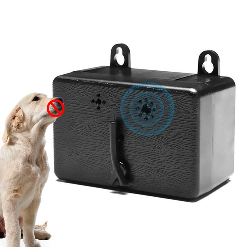 Ultrasonic Anti Barking Device for Outdoor Wild Dog, Auto Dog Barking Deterrent Devices, 3 Frequency Adjustable, Max. Distance of 50 Feet Control Dog Bark, Portable & Hanging Design - PawsPlanet Australia