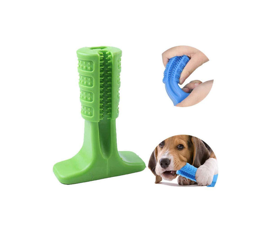 Dog Teeth Cleaning Toys Dog Chew Toothbrush - Natural Rubber Bite Resistant Chew Toys for Small, Medium, Large Dogs Pets Chewers. It's All for The Happiness of Our Little Friend 5-25lbs - PawsPlanet Australia