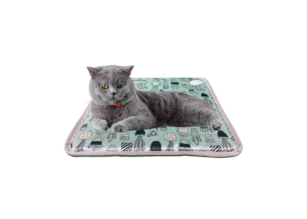 Kismet Pet Heating Pad for Cat and Dog Warming Pad Electrical Bed Mad Adjustable Warmer Electric Heating Indoor Bed Water Proof (Small) Small - PawsPlanet Australia