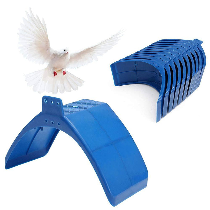 SENNAUX 10/20/30 PCS Dove Rest Stand Frame Pigeon Perches Grill Dwelling Bird Rest Roost Holder Blue-10pcs - PawsPlanet Australia