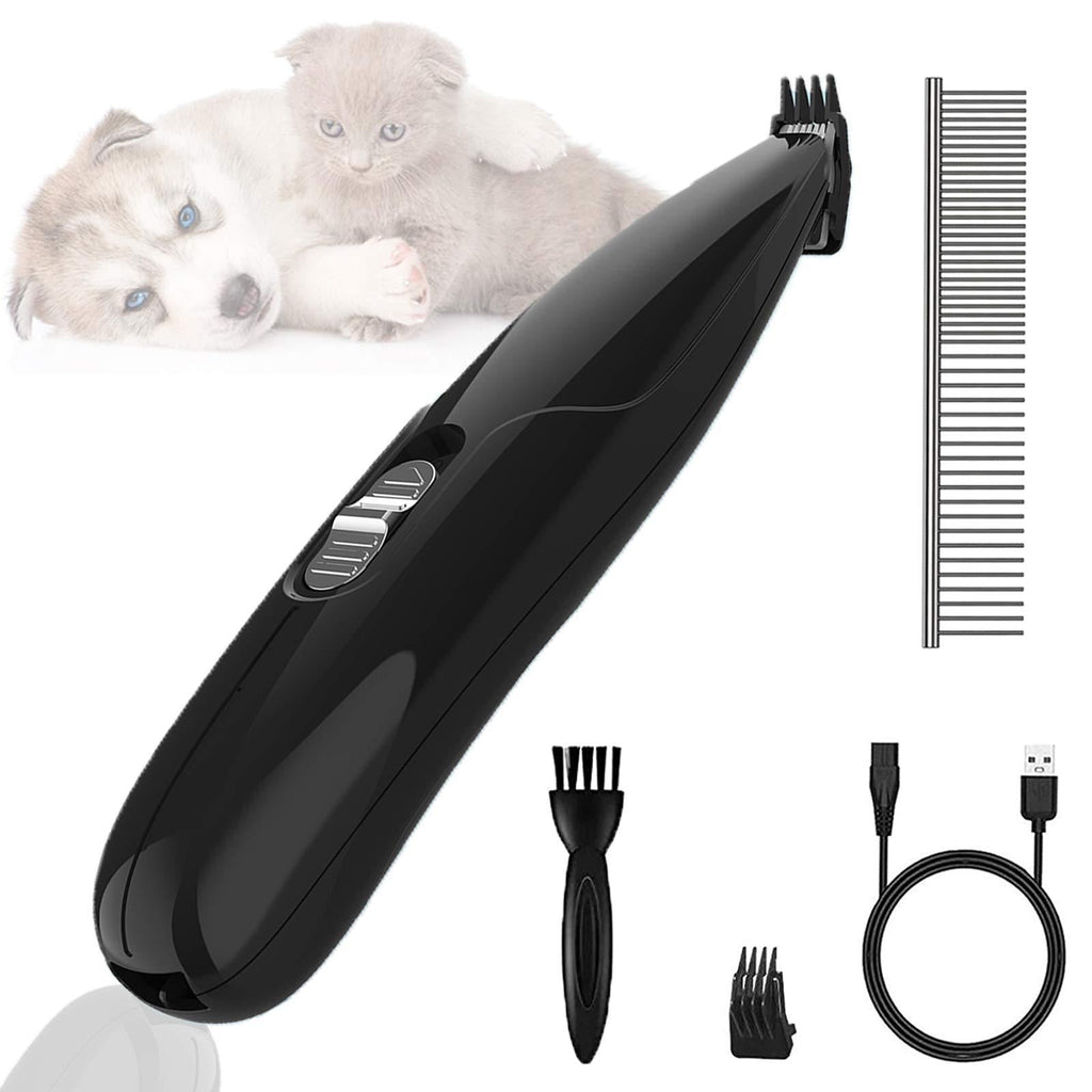 Kenpiko Dog Clippers with Ceramic Blade, Cordless Low Noise Dog Grooming Kit, Rechargeable 2 Speed Dog Clippers for Grooming, Electric Quiet Hair Clippers for Small Dogs, Cats, Pets - PawsPlanet Australia