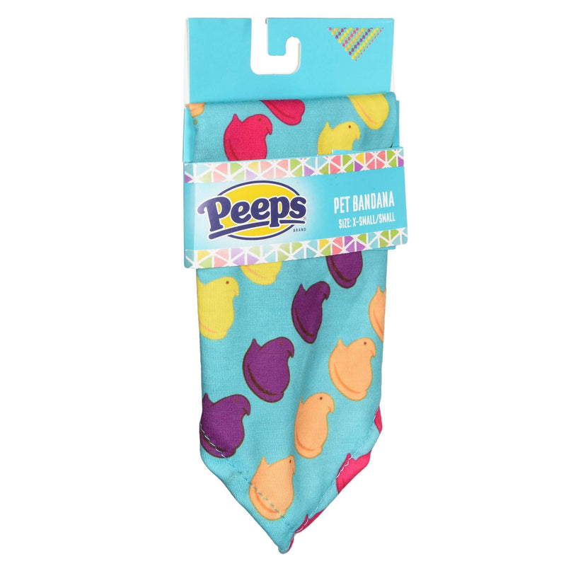 Peeps for Pets Chick Rainbow Print Dog Bandana, Medium/Large | Large Dog Bandana Officially Licensed Pet Product | Cute, Soft, Machine Washable Dog Apparel & Accessories for All Dogs (FF10309) - PawsPlanet Australia