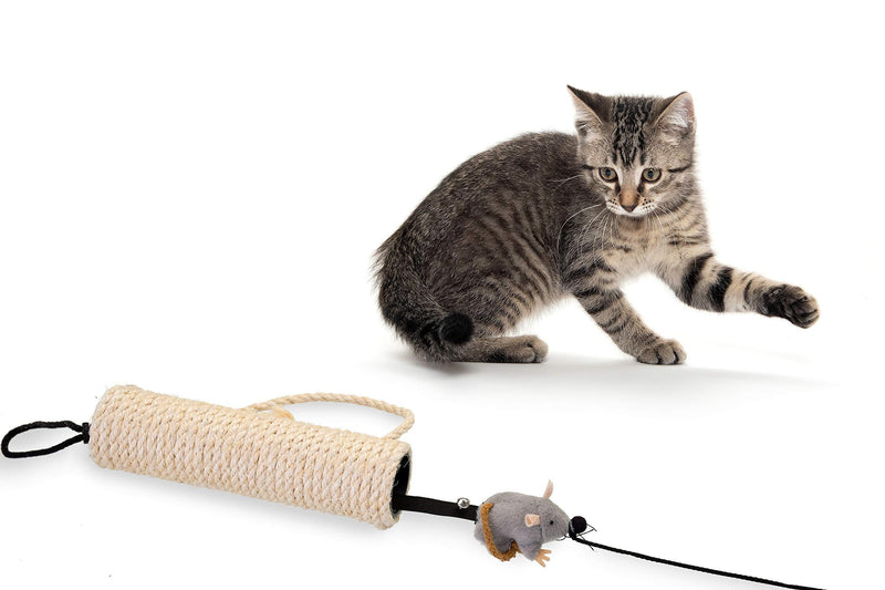 Piraya New Funny Cat Toy, Cat Scratching, Cat Toys for Indoor Cats Interactive Mouse, Cat Scratch Pad, Sisal Cat Scratcher, Video - PawsPlanet Australia