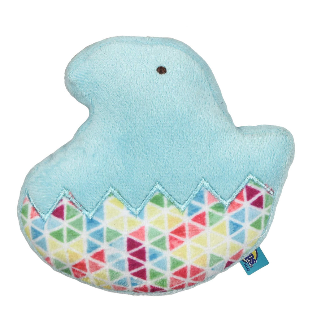 Peeps for Pets Chick 5 Inch Flattie Plush Dog Toy, Small Purple Stuffingless Dog Toys for All Pets Soft Fabric Flat Dog Toy from Peeps Blue - PawsPlanet Australia