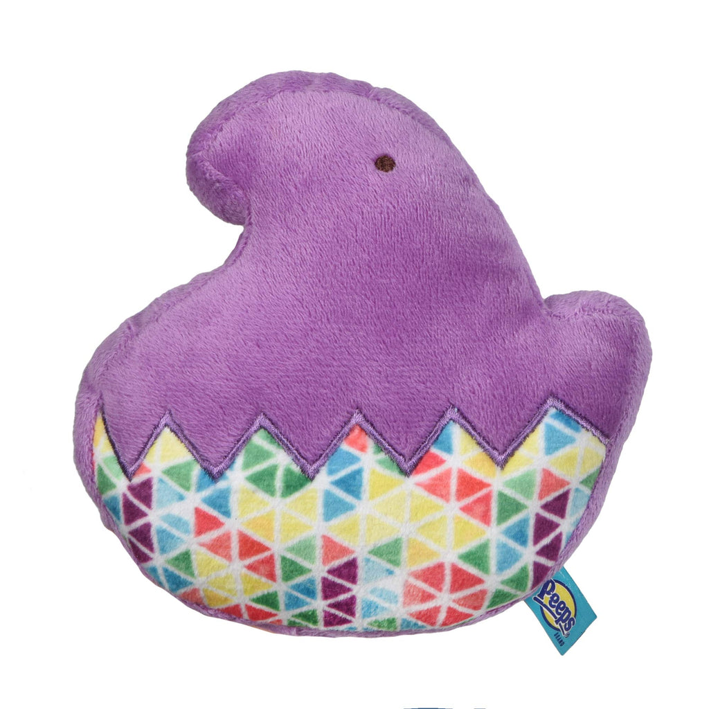 Peeps for Pets Chick 5 Inch Flattie Plush Dog Toy, Small Purple Stuffingless Dog Toys for All Pets Soft Fabric Flat Dog Toy from Peeps - PawsPlanet Australia