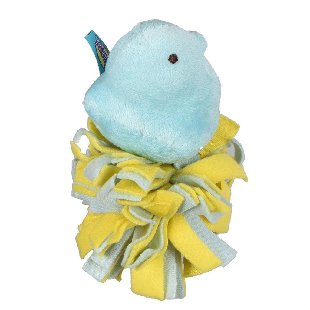 Peeps for Pets Plush Chick Fleece Bottom Dog Toy | Peeps Chick Dog Toys, Small Plush Dog Toys with Squeaker Soft and Squeaky Dog Toy for Pets Blue - PawsPlanet Australia