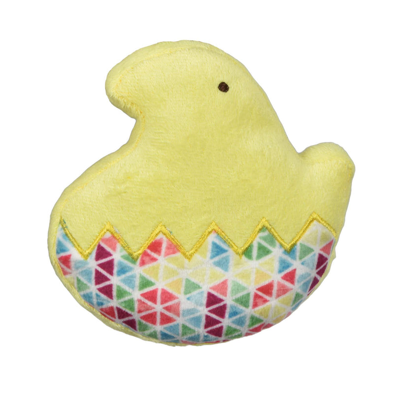 Peeps for Pets Chick 5 Inch Flattie Plush Dog Toy, Small Purple Stuffingless Dog Toys for All Pets Soft Fabric Flat Dog Toy from Peeps Yellow - PawsPlanet Australia