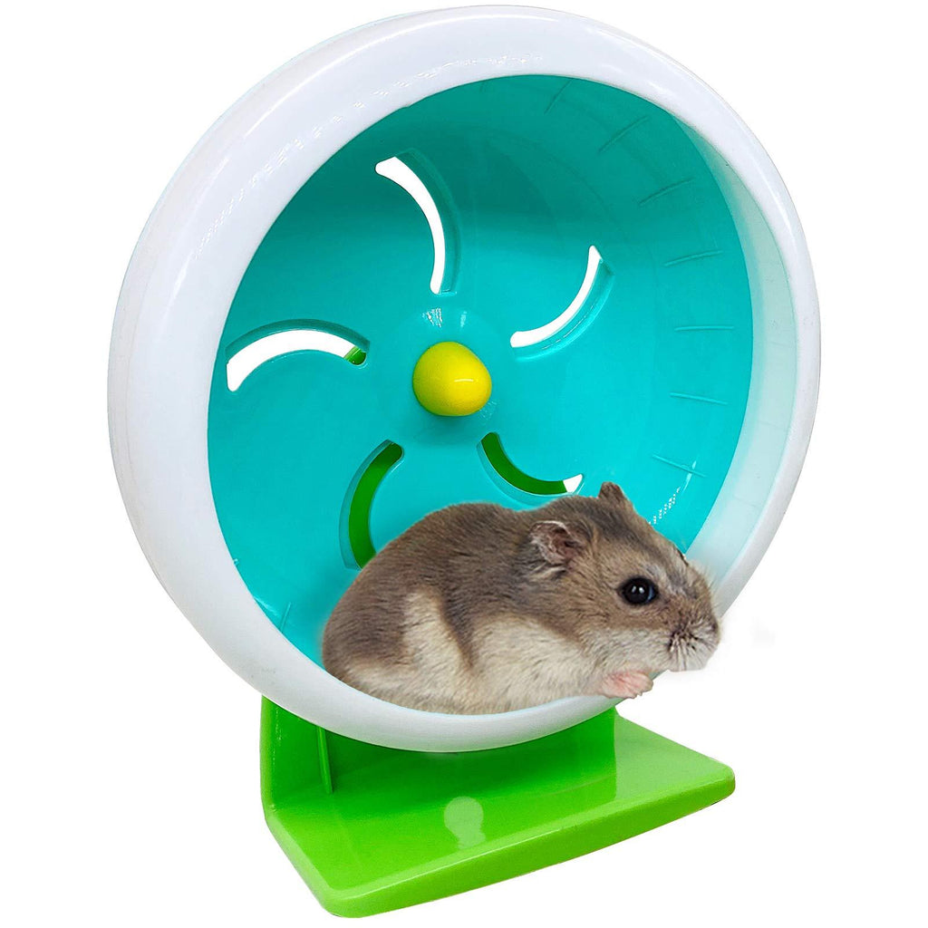 LIMIO Silent Hamster Exercise Wheels Quiet Spinner Hamster Running Wheels with Adjustable Stand for Hamsters Gerbils Mice Or Other Small Pet (Color Random) - PawsPlanet Australia