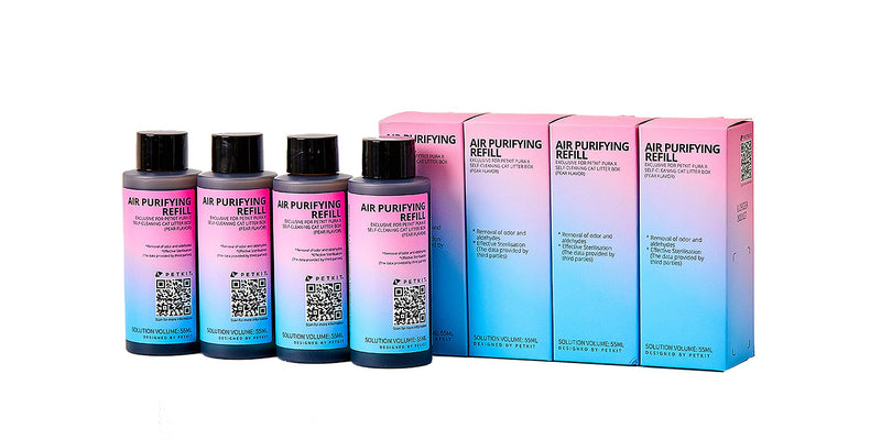 PETKIT PURA X Purifying Refills, Replaced Odor Removers Refills (4 Bottles) - PawsPlanet Australia
