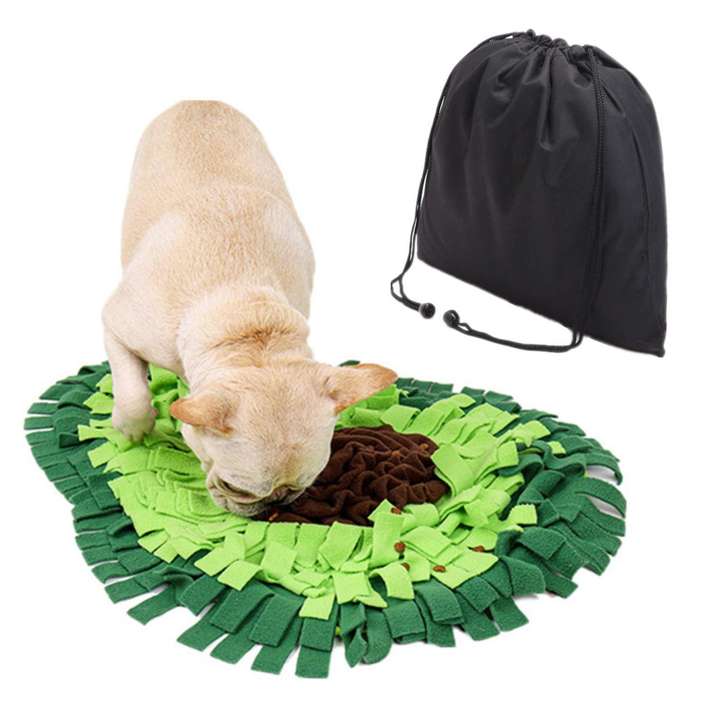 Snuffle Mat for Dogs, Dog Puzzles for Smart Dogs, Dog Feeding Mats, Cat Food Mat, Interactive Dog Toys for Large Dogs, Anti-Choking Slow Food Training(Avocado) Avocado - PawsPlanet Australia