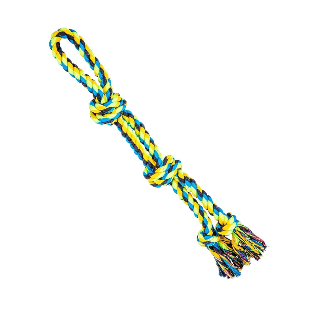 Ulmpp Dog Rope Toy for Aggressive Chewers, Interactive Chew Toys for Medium to Large Breed Dogs, Almost Indestructible Chew Tug of War Toy 1 Pack - PawsPlanet Australia
