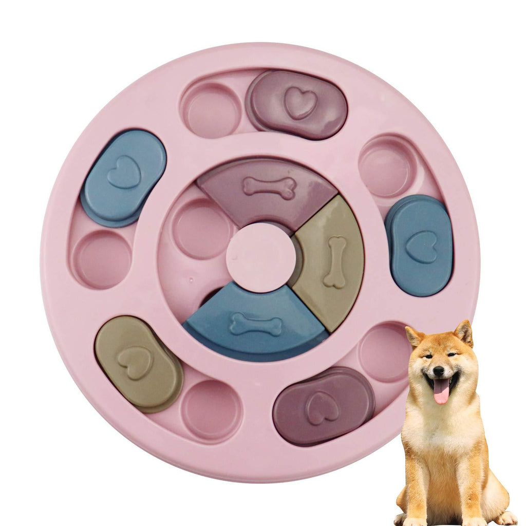 Dog Puzzle Toys for Beginner - Treat Dispensing Dog Toys Box for Improve Dog's IQ - Interactive Toys for Puppy and Kitten Training Pink - PawsPlanet Australia