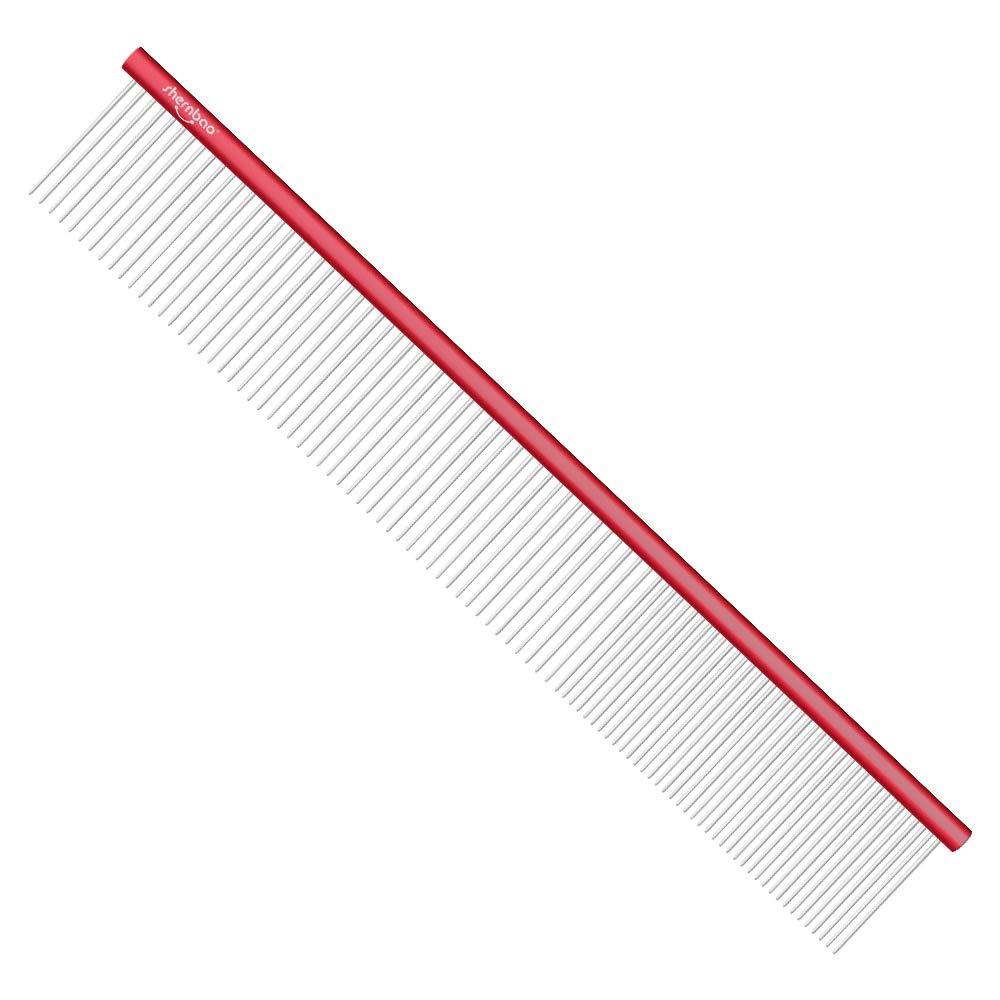 Dog Pet Steel Comb For Large, Medium And Small Dogs, Cats, Horses (Large, Red) - PawsPlanet Australia
