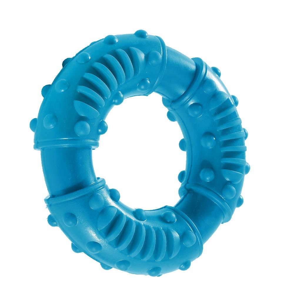 YUNMUSHI Natural Rubber Dog Toys for Aggressive Chewers,Interactive Teething Dog Chew Toys,Indestructible Dog Toys for Medium and Large Breeds(Blue) Blue - PawsPlanet Australia