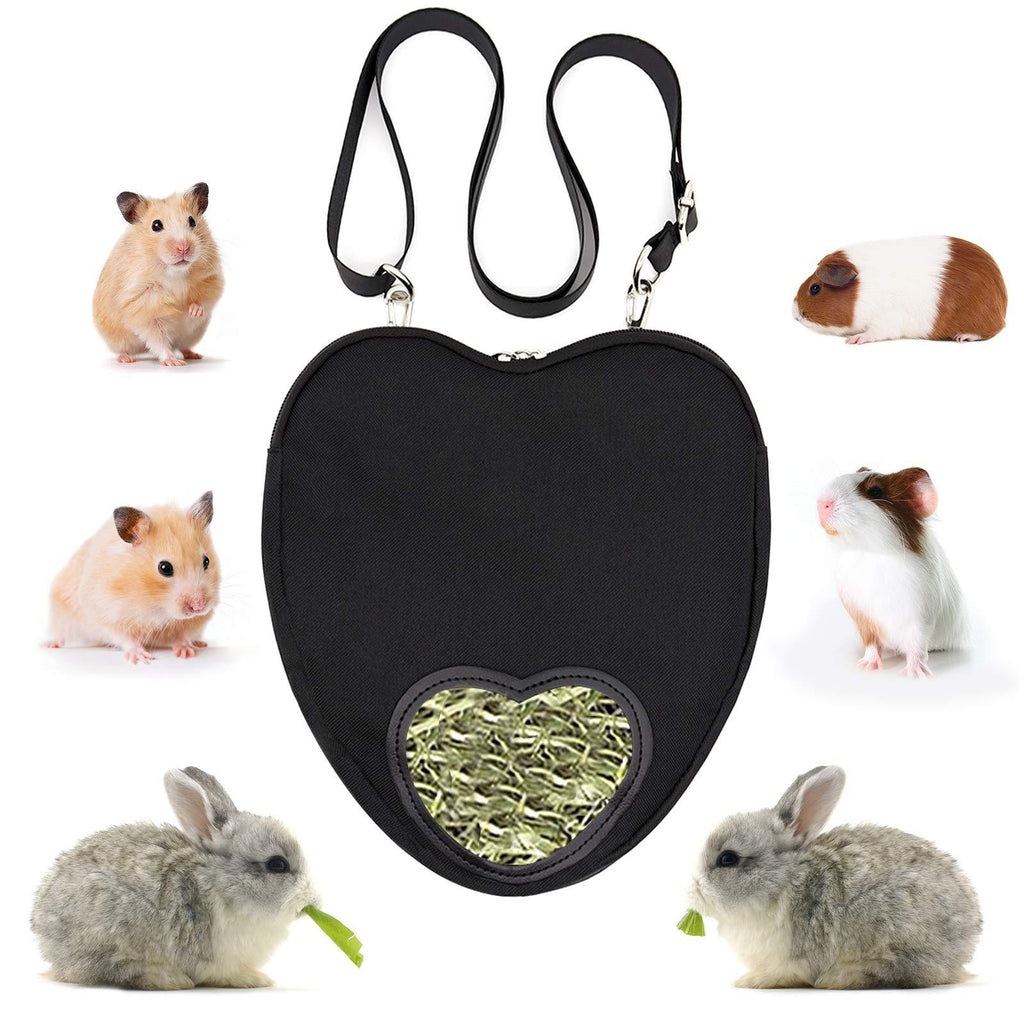 Rabbit Hay Feeder Bag, Guinea Pig Hay Feeder Storage, Upgrade Love Shape Chinchilla Hamsters Pet Hay Bag Supplies, Hanging Feeding Bag Hay Sack for Bunny Guinea Pigs and Small Animals - PawsPlanet Australia