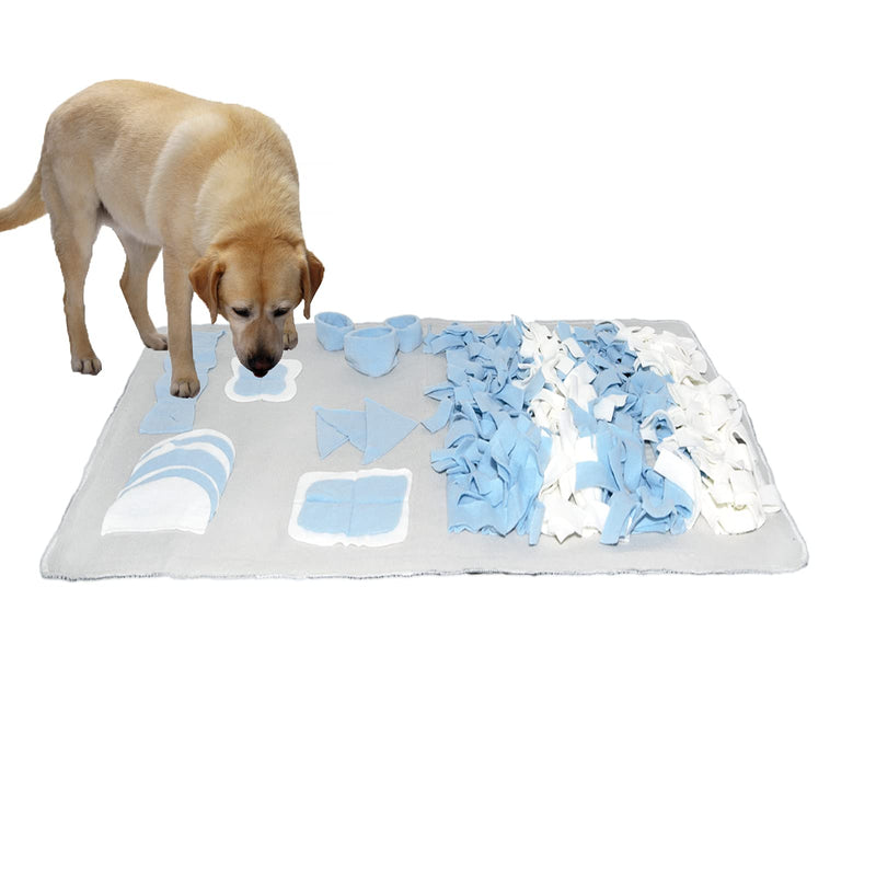 IENYPA Pet Snuffle Mat for Small Medium Large Dogs, Nosework Blanket for Dogs, Dog Slow Feeding Puzzle Mat, Dog Training Mats Pet Activity/Toy/Play Mat, Machine Washable, Great for Stress Release M 23.6"x 39.4" - PawsPlanet Australia