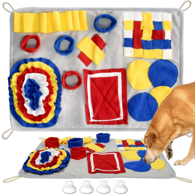 FunniPets Snuffle Mat for Dogs, Dog Feeding Mat, Durable Dog Snuffle Mat for Boredom, Slow Eating, Stress Relief, Interactive Puzzle Toys Encourages Natural Foraging Skills for Cats Dogs - PawsPlanet Australia