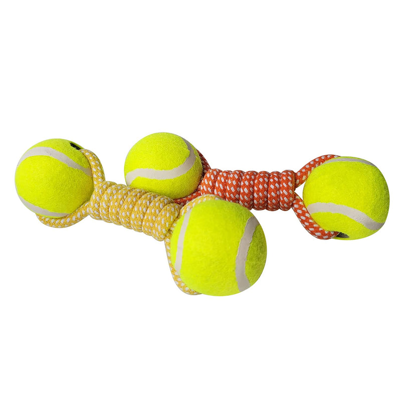 ANTOOH Dog Rope Toy for Puppy Teething-Dog Puppy Teething Chew Toys,Rope Dog Toy,Puppy Ball Toys,Small Dog Chew Toys,Interactive Rope Teething Toys,Squeaky Dog Chew Toys - PawsPlanet Australia