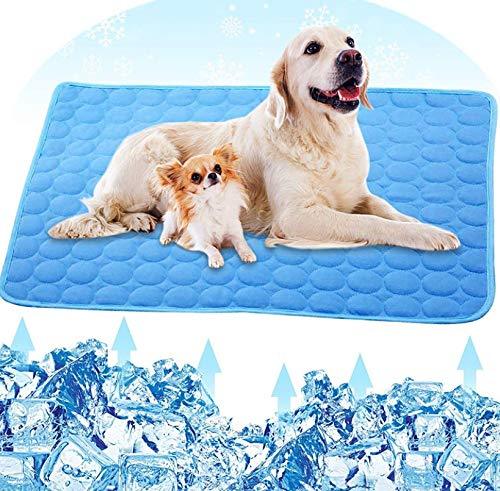 Dog Cooling Mat, Pressure Activated Comfortable Cool Gel Pet Mat, Waterproof, Washable, Medium Size for Pets, Ice Wire Pet Self-Cooling Mat Blanket, Used Indoors, Outdoors, or in Cars - PawsPlanet Australia