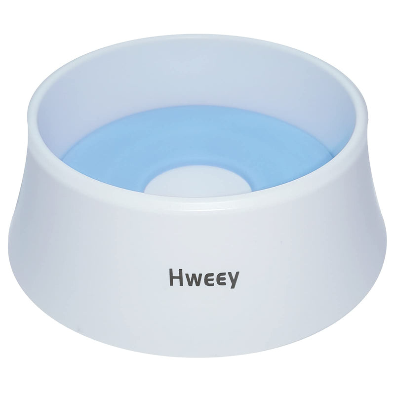 Hweey Dog Water Bowl No Spill Pet Water Bowl No-Slip Slow Water Feeder 35oz Feeder Bowl for Puppy and Cats 8.5 x 8.5 x 3.4 inches; 13.5 Ounces Blue - PawsPlanet Australia