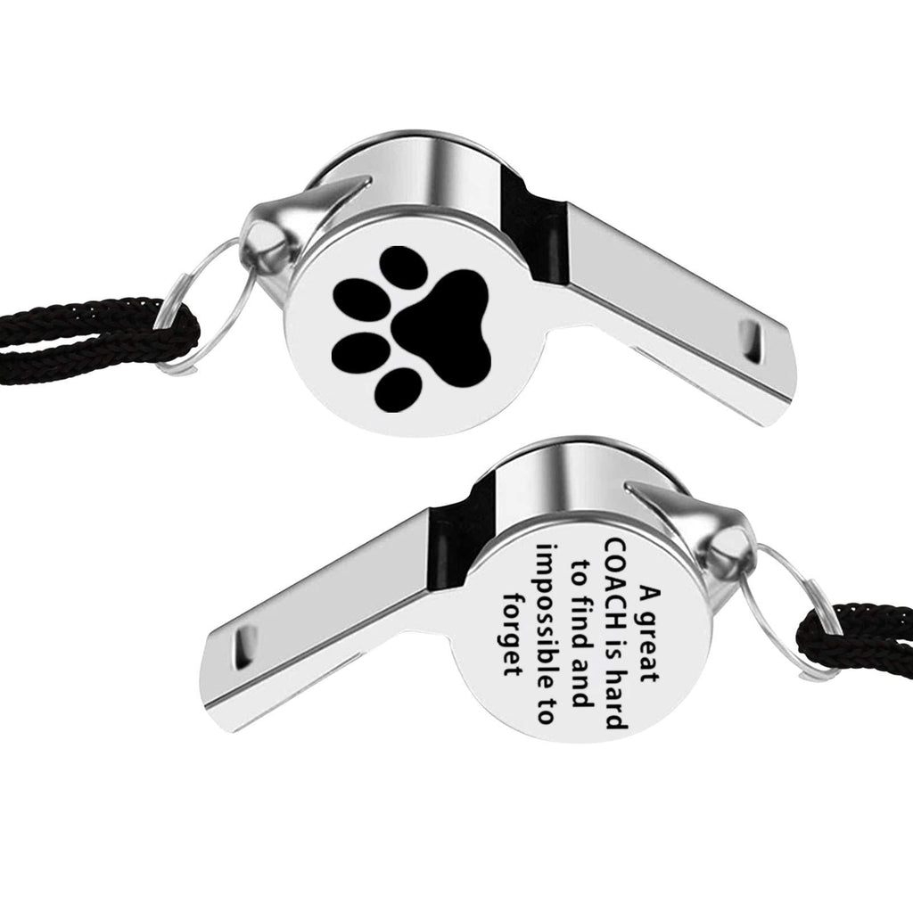FAADBUK Pet Trainer Whistles A Great Coach is Hard to Find and Impossible to Forget Whistles with Lanyard Thank You Gift for Dog Cat Trainer Pets Owner Pet Whistles - PawsPlanet Australia