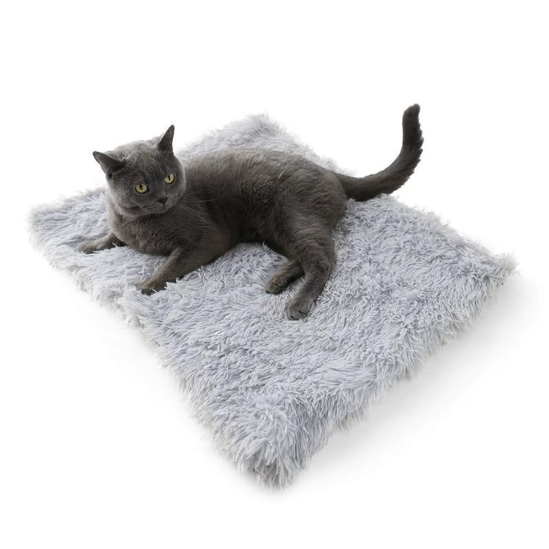 Cat Beds for Indoor Cats Warm Cat Bed,Cat and Dog Calming Indoor Cushion Bed with Non-Slip Bottom for Improved Sleep,Machine Washable Warm Cave Soft Sofa 2-in-1 Pet Beds for Puppy and Kitties(Grey) Grey - PawsPlanet Australia