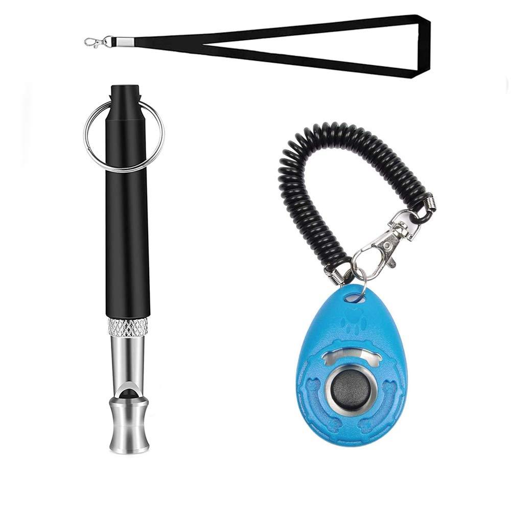 Dog Training Whistle with Lanyard, Adjustable Pitch Ultrasonic Dog Whistle with Lanyard for Dog Recall Repel Silent Training Bark Control, Complete Pet Training Kit, 3Pcs - PawsPlanet Australia