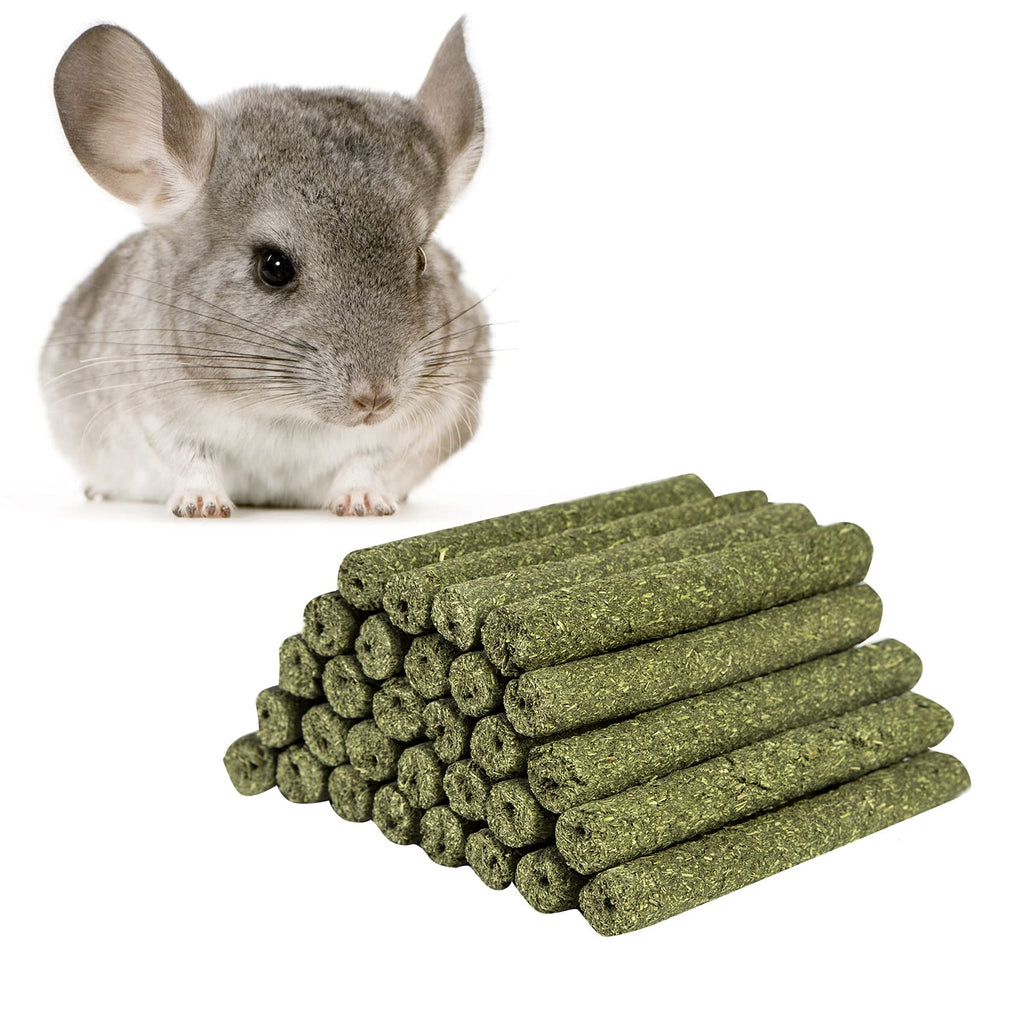 Yeteng 30 Pcs Timothy Hay Sticks, Natural Rabbit Chew Toys for Teeth Molar, Timothy Hay for Guinea Pigs, Bunny, Chinchillas, Hamsters and Other Small Animals Treats - PawsPlanet Australia