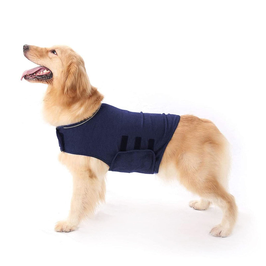 Dog Anxiety Vest, Stress Relief Calming Coat for Small, Medium and Large Dogs, Dog Calming Solution Jacket for Fireworks,Travel and Separation (Blue, XS) Blue X-Small - PawsPlanet Australia