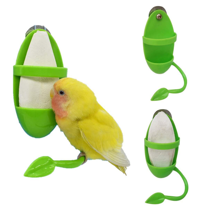 WUSIO 2PCS Conure Macaws Cockatiel with Standing Rack Hanging Food Pet Bird Supplies Fruit Vegetable Holder Parrot Feeder Food Container - PawsPlanet Australia